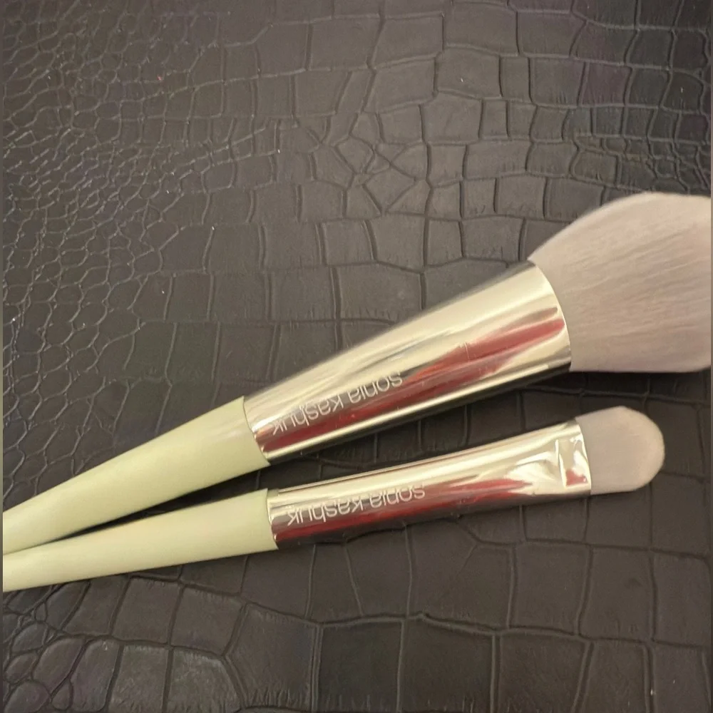 Rare Discontinued Sonia Kashuk Radiant Luxe Brush Collection Duo (Powder & Serum